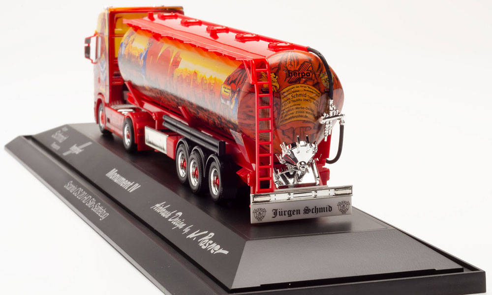 Scania CS 20 high roof silo semitrailer "Herpa Monument IV / Jürgen Schmid"