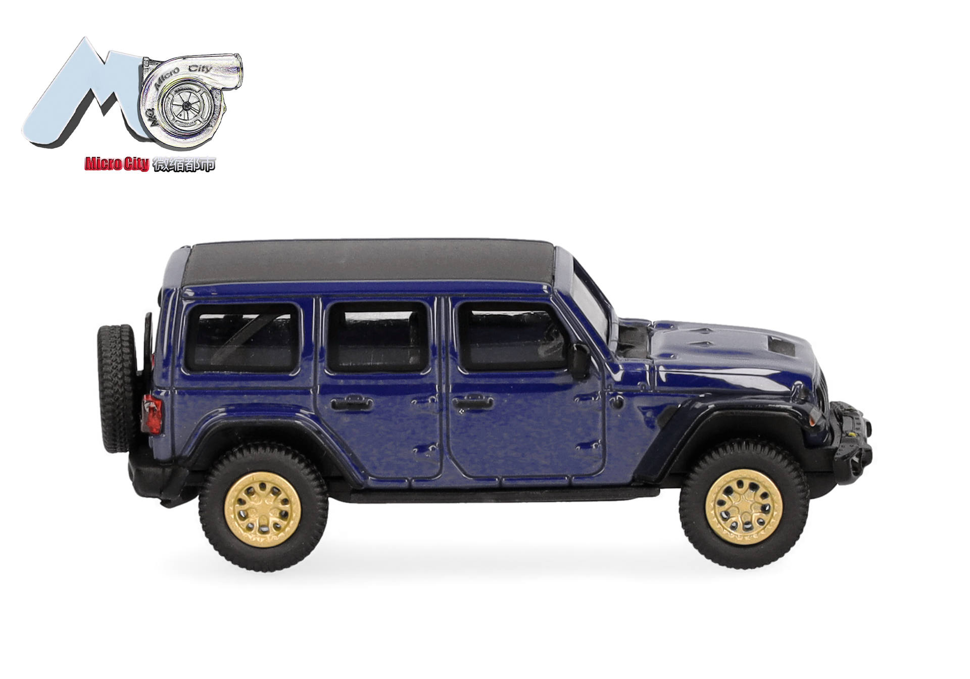 MicroCity: Jeep Wrangler, blau (ab 2017)