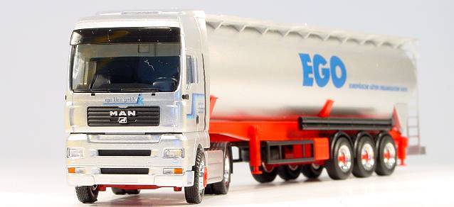 MAN TGA bulk semitrailer 60m³ "EGO"