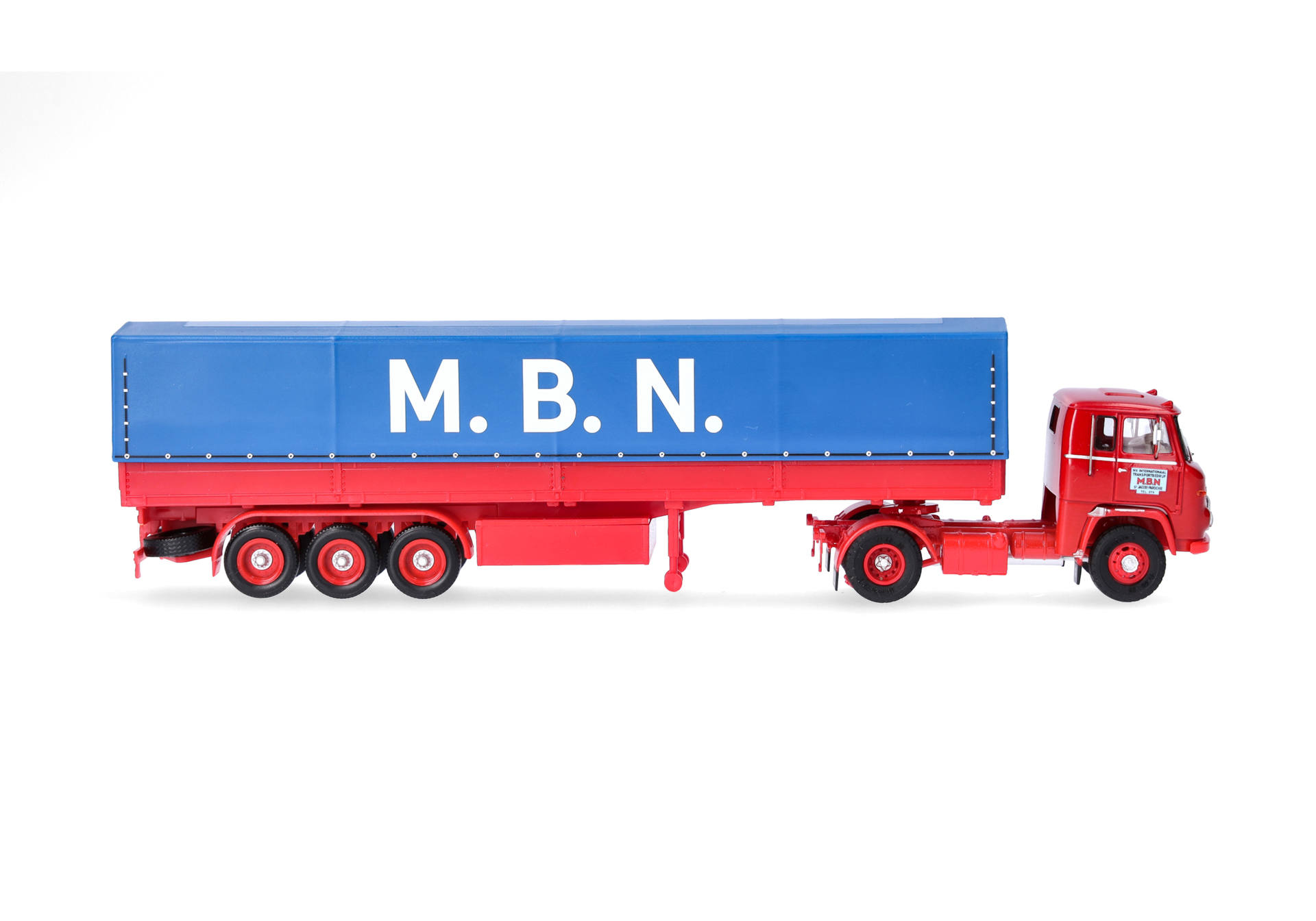 Scania LB 76 Planen-Sattelzug "M.B.N." (Niederlande/Sint Jacobi Parochie)