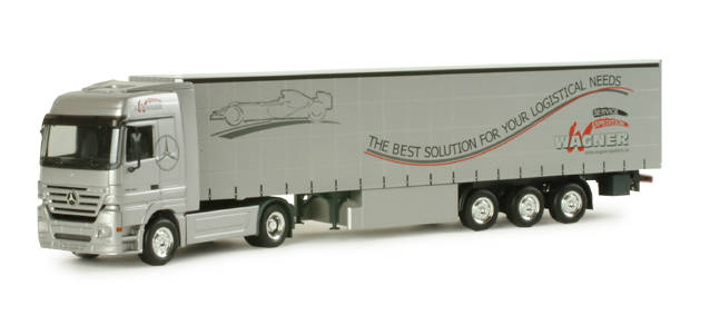 Mercedes-Benz Actros LH curtain canvas semitrailer "Wagner"