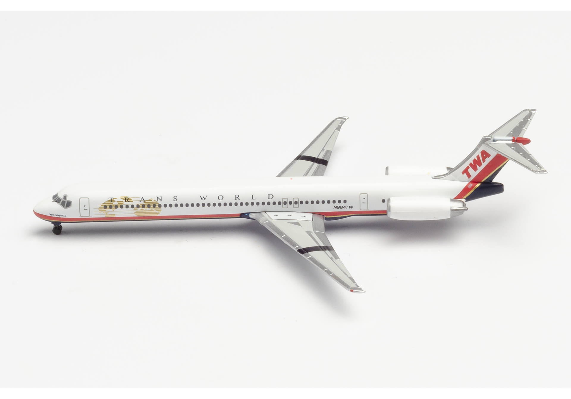 TWA - Trans World Airlines McDonnell Douglas MD-83 "Spirit of Long Beach"