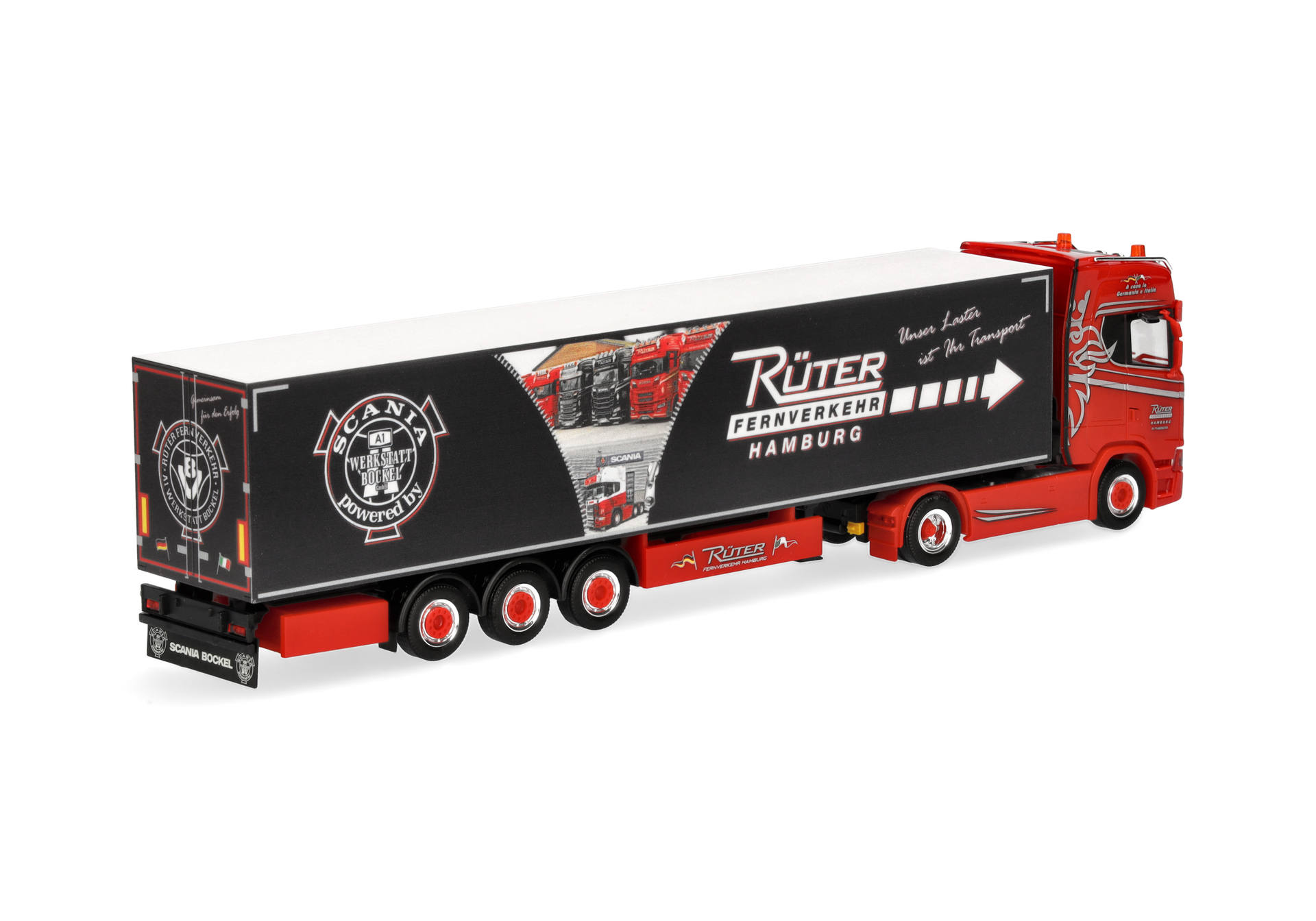 Lastwagen, Sattelzug, Lkw-Anhänger, roter Truck, Lieferung, Lkw, Sattelzug, roter Lastwagen, Auflieger, Grafik