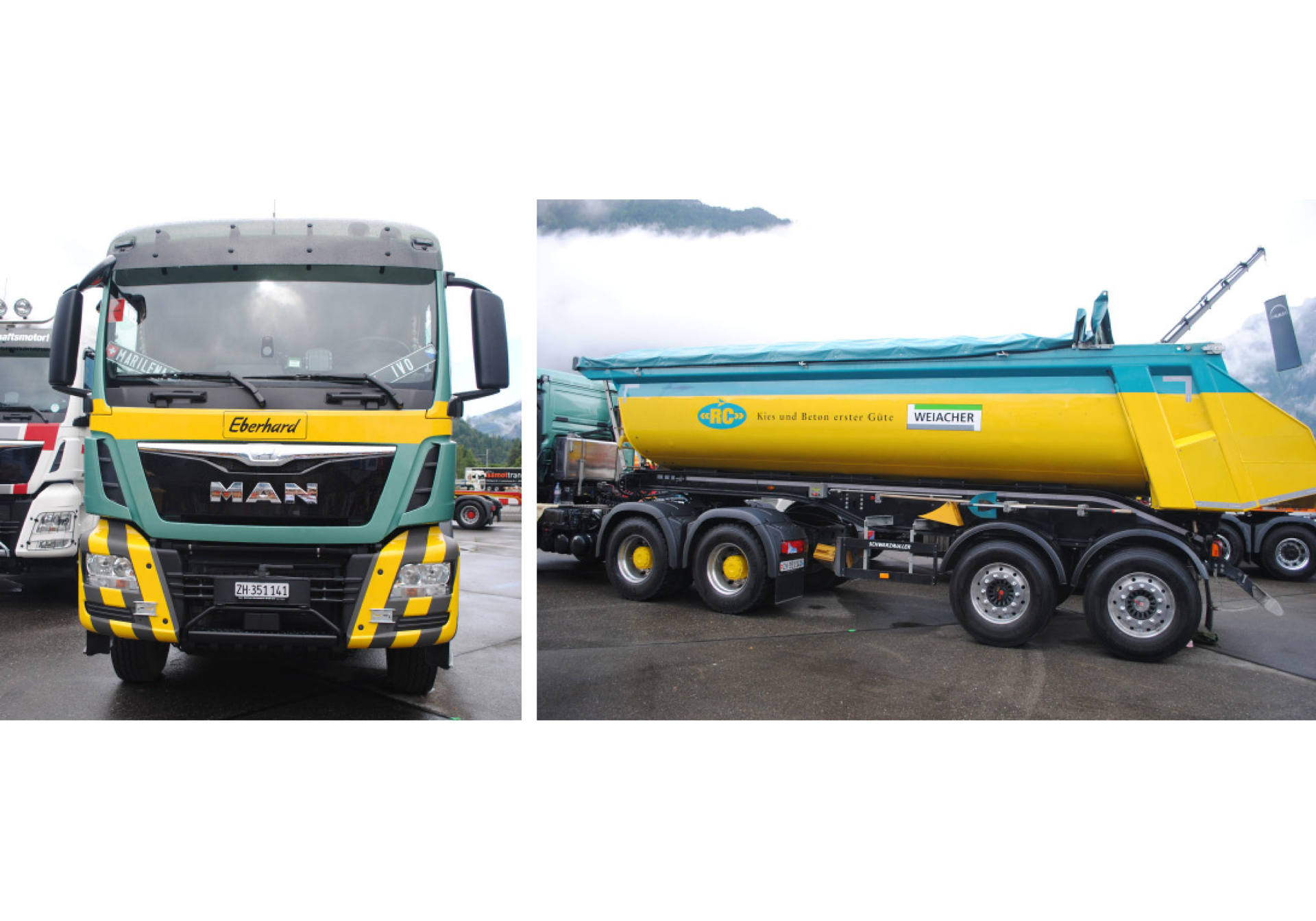 MAN TGS M dump semitrailer "Eberhard" (CH)