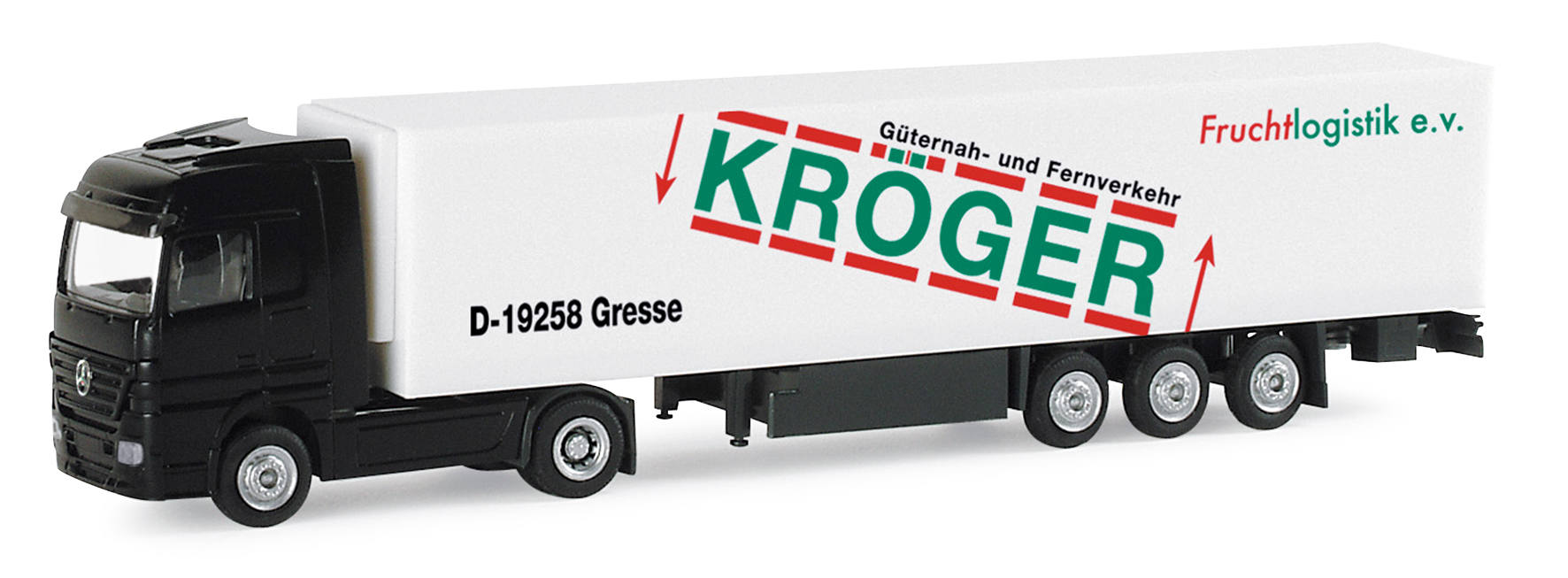 Mercedes-Benz Actros LH refrigerated box trailer "Kröger Fruchtlogistik"