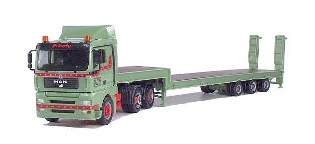 MAN TGA XL low boy semitrailer "Karl Erbele"