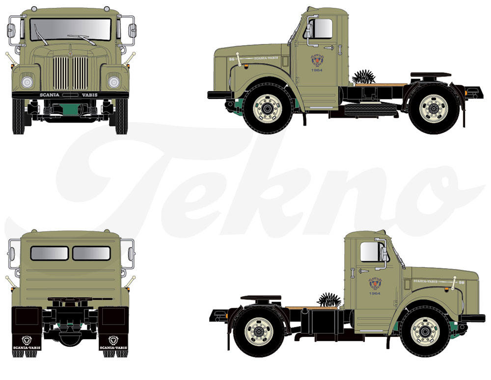 Scania L 76 Hauber 4x2 rigid tractor "125 Jahre Scania"