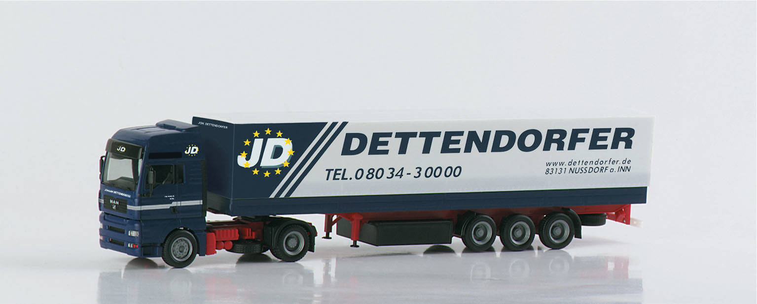MAN TGA XXL Planen-Sattelzug "Dettendorfer"