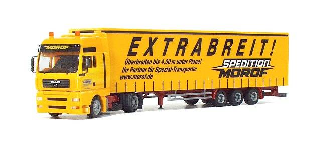 MAN TGA XXL jumbo certain semitrailer "Morof"