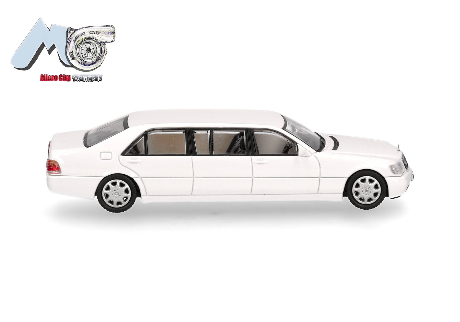 MicroCity: Mercedes-Benz S600 Pullman, white