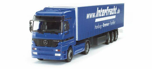 Mercedes-Benz Actros LH Curtain canvas semitrailer "Interfracht"