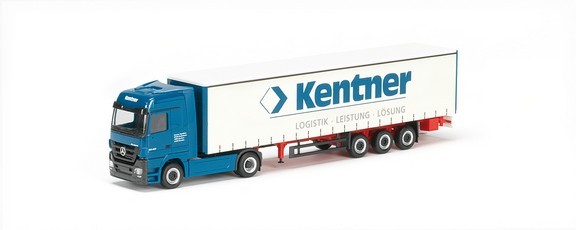Mercedes-Benz Actros LH Gardinenplanen-Sattelzug "Kentner"