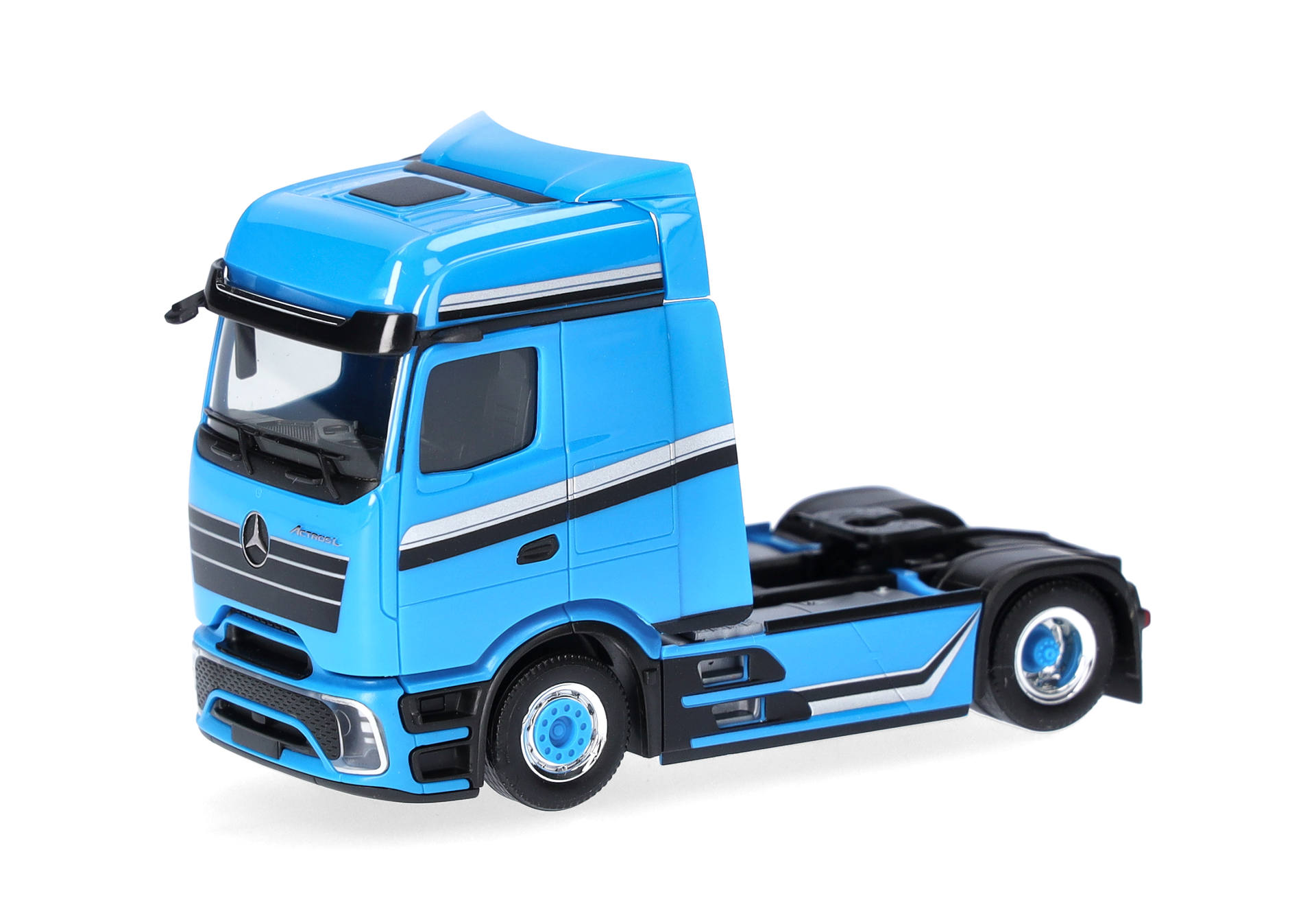 toy, truck, semi-truck, blue, model
