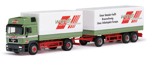 Man F2000 Hochdach platform plane hanger train 2a/3a