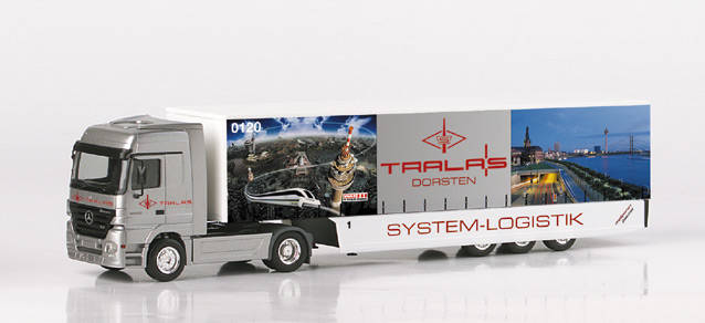 Mercedes-Benz Actros LH Safeliner semitrailer "Zentrallager Dorsten"