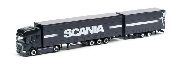Scania R '09 TL V8 Gigaliner-Gardinenplane tandem hanger train 5A/2A special box