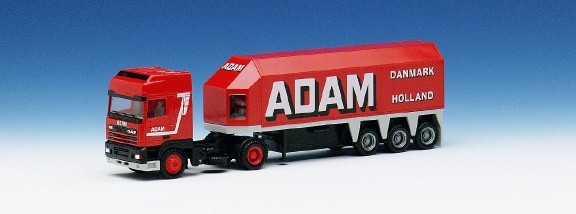 DAF 95 Super Space Cab Glastransporter-Sattelzug 2a/3a