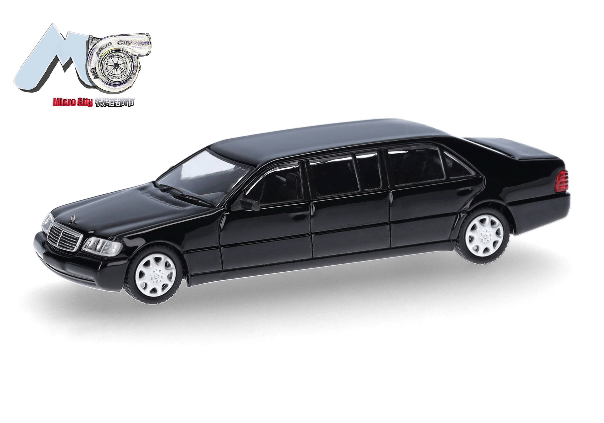 MicroCity: Mercedes-Benz S600 Pullmann, black