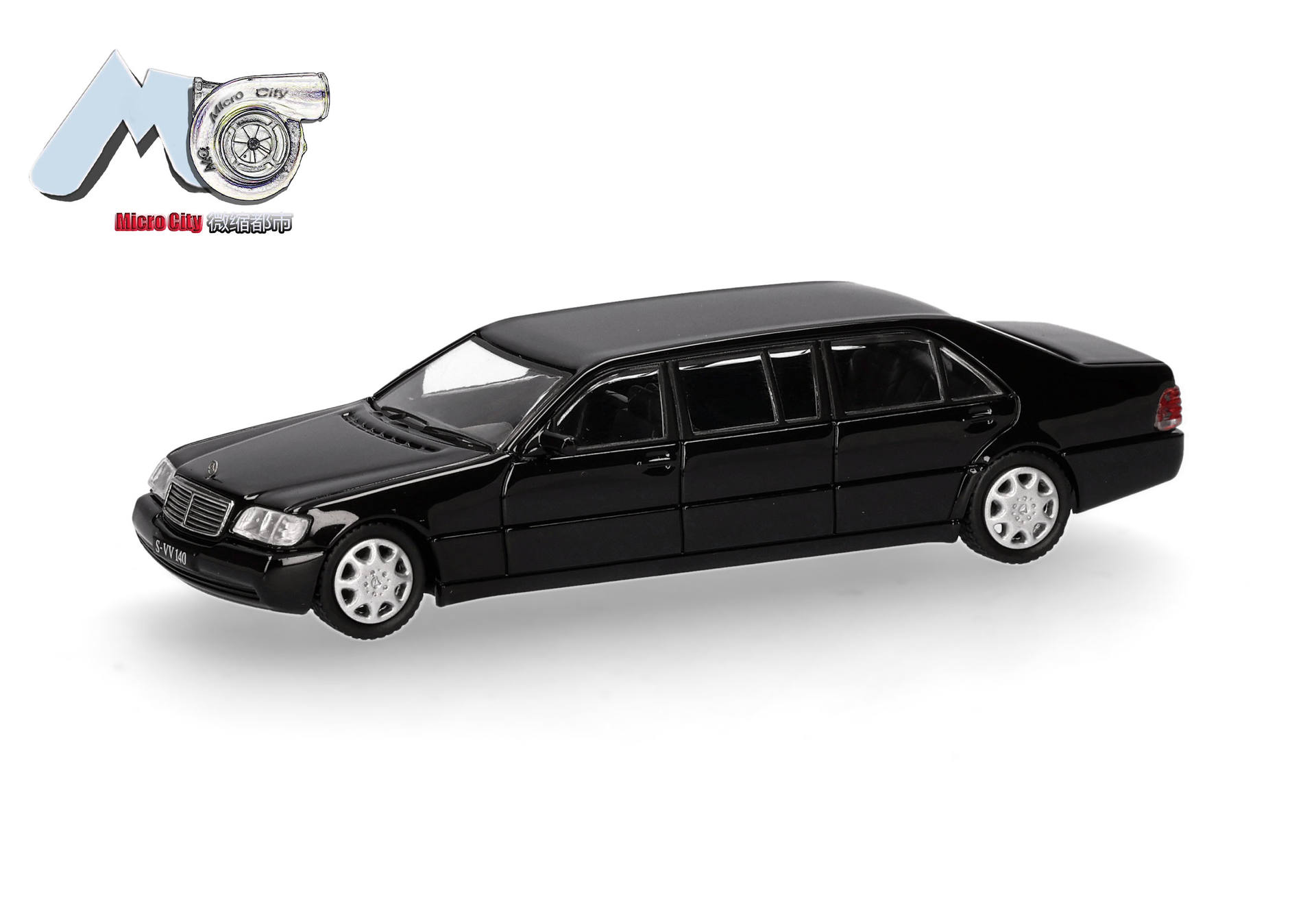 MicroCity: Mercedes-Benz S600 Pullman, black