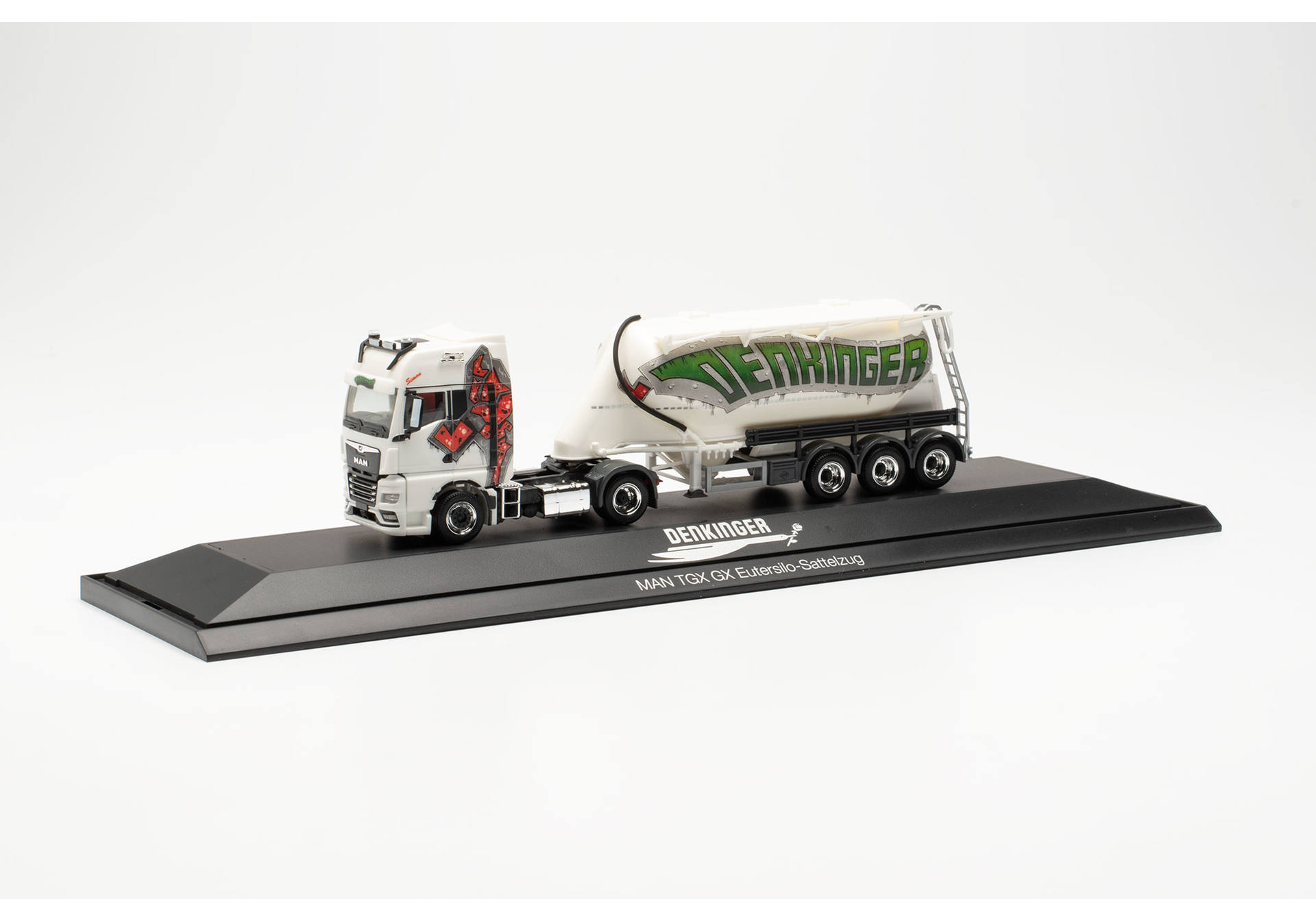 MAN TGX GX Eutersilo-Sattelzug / bulk semitrailer „Denkinger“ (Baden-Württemberg/Ehingen)