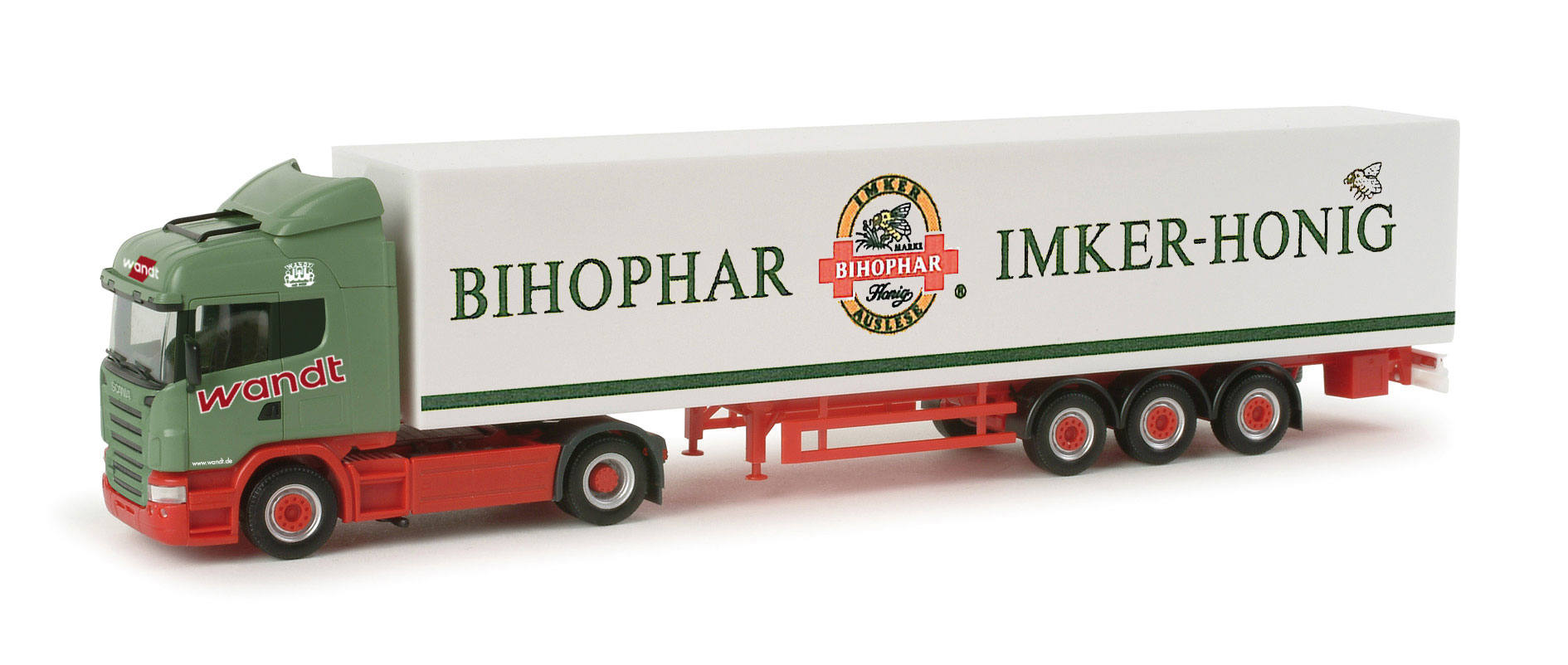 Scania R TL box semitrailer "Wandt / Bihophar"