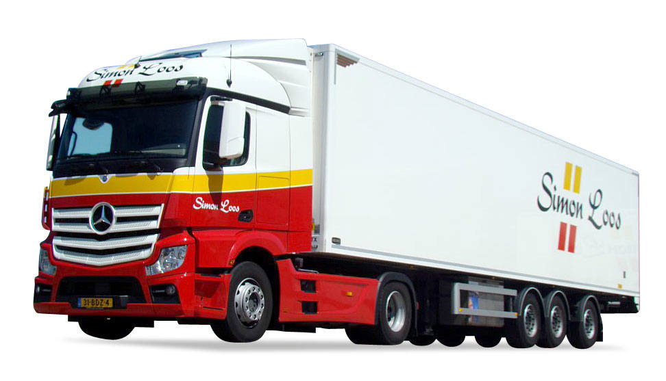 Mercedes-Benz Actros Streamspace refrigerated semitrailer "Simon Loos"