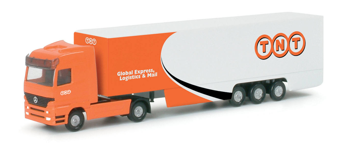 Mercedes-Benz Actros LH box semitrailer "TNT"
