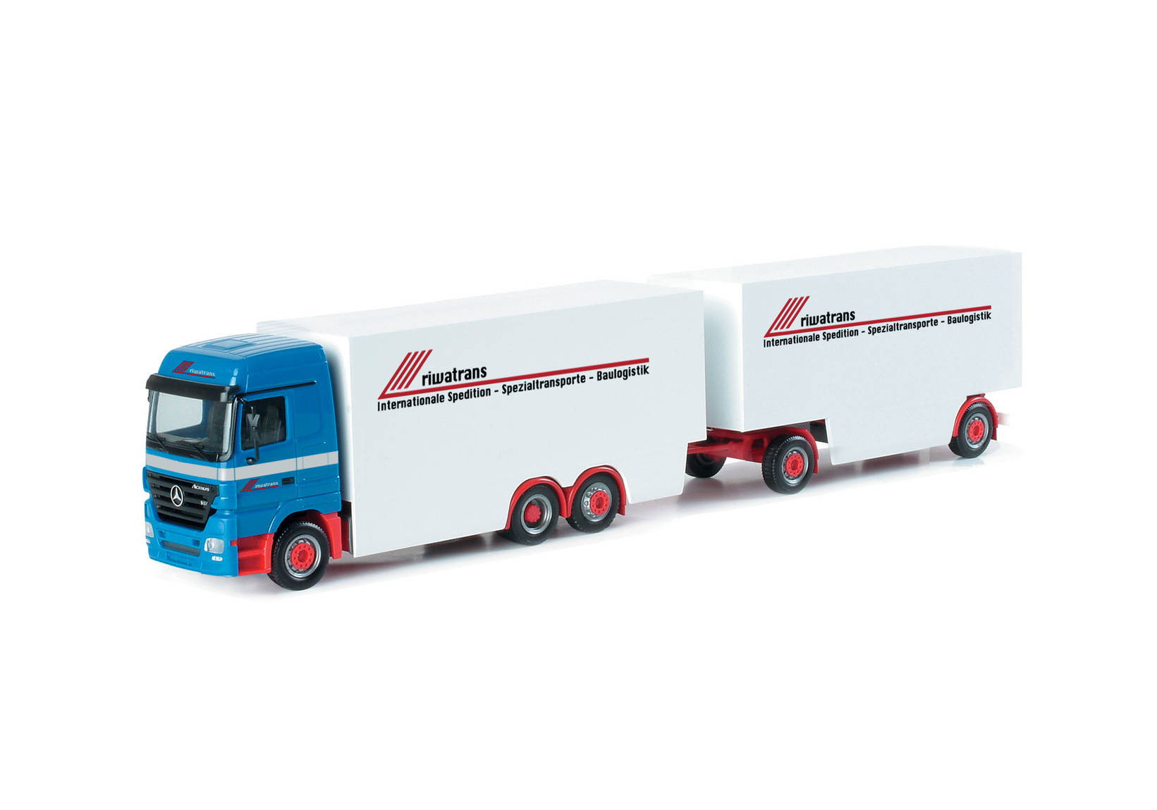 Mercedes-Benz Actros LH Koffer-Hängerzug "Riwatrans"