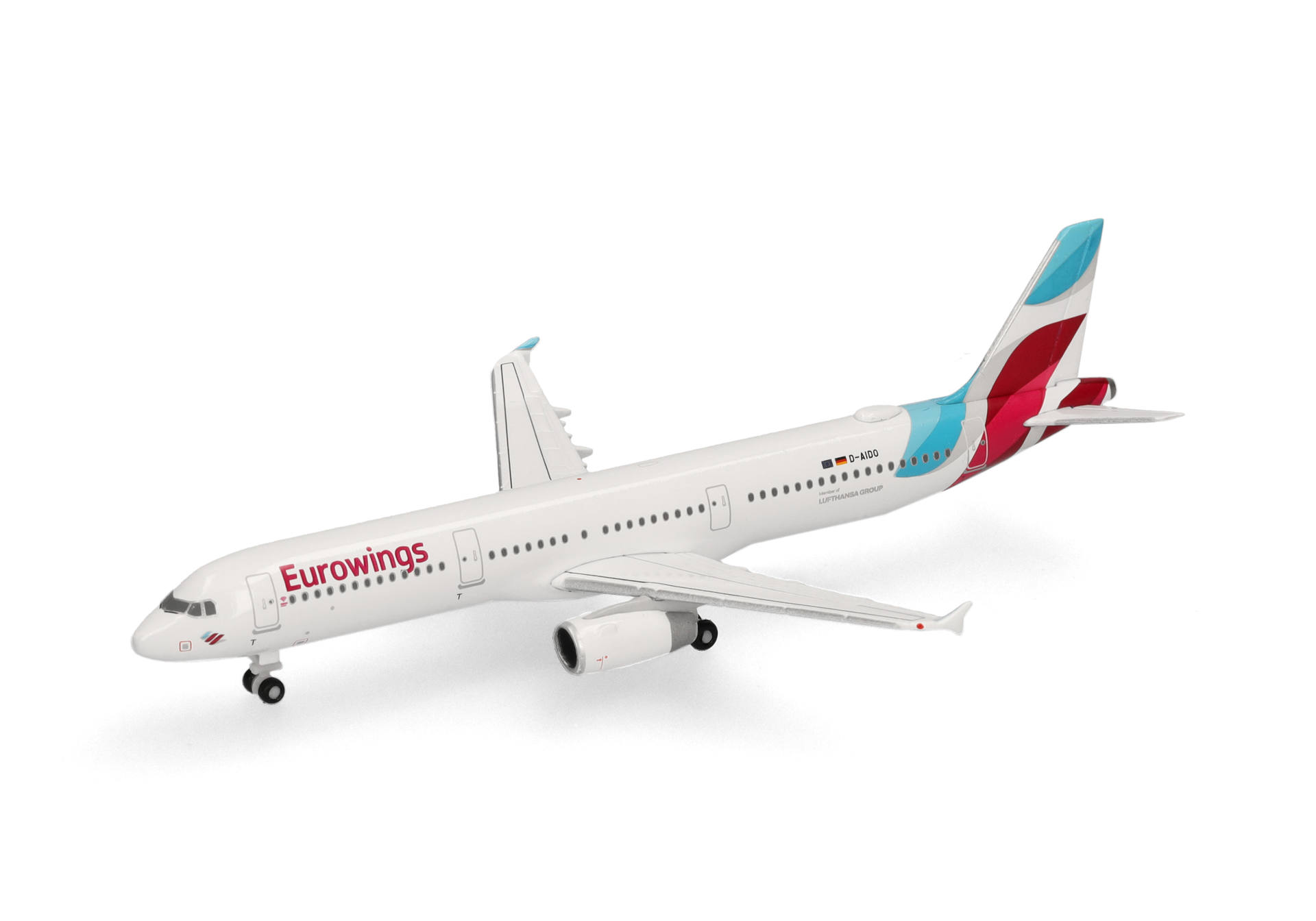 airplane, model, airliner, Eurowings, white
