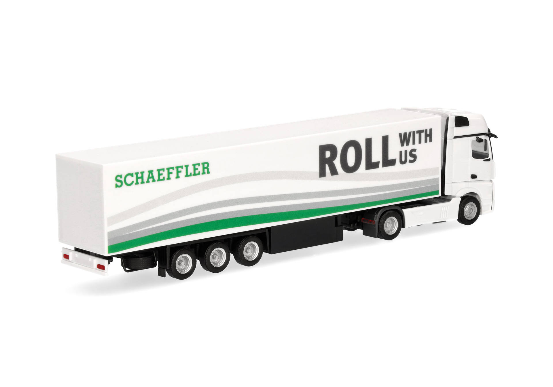 toy, truck, tractor-trailer, semi-trailer, model