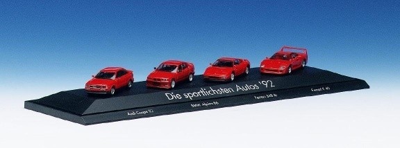Audi/BMW/Ferrari 90 Coupé Alpina B6 Ferrari 348 TB Ferrari F40 collector's exchange limited edition