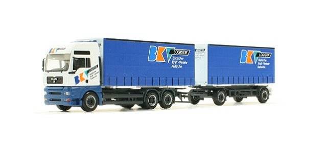 MAN TGA XXL interchangeable curtain canvas trailer “BKV“