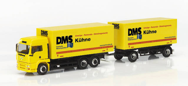 MAN TGA LX interchangeable box trailer "DMS Kuehne"