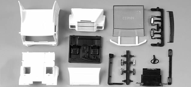 Scania conventional driver's cabin 1986 (incl. rear-view mirror)Content: 2 pcs.