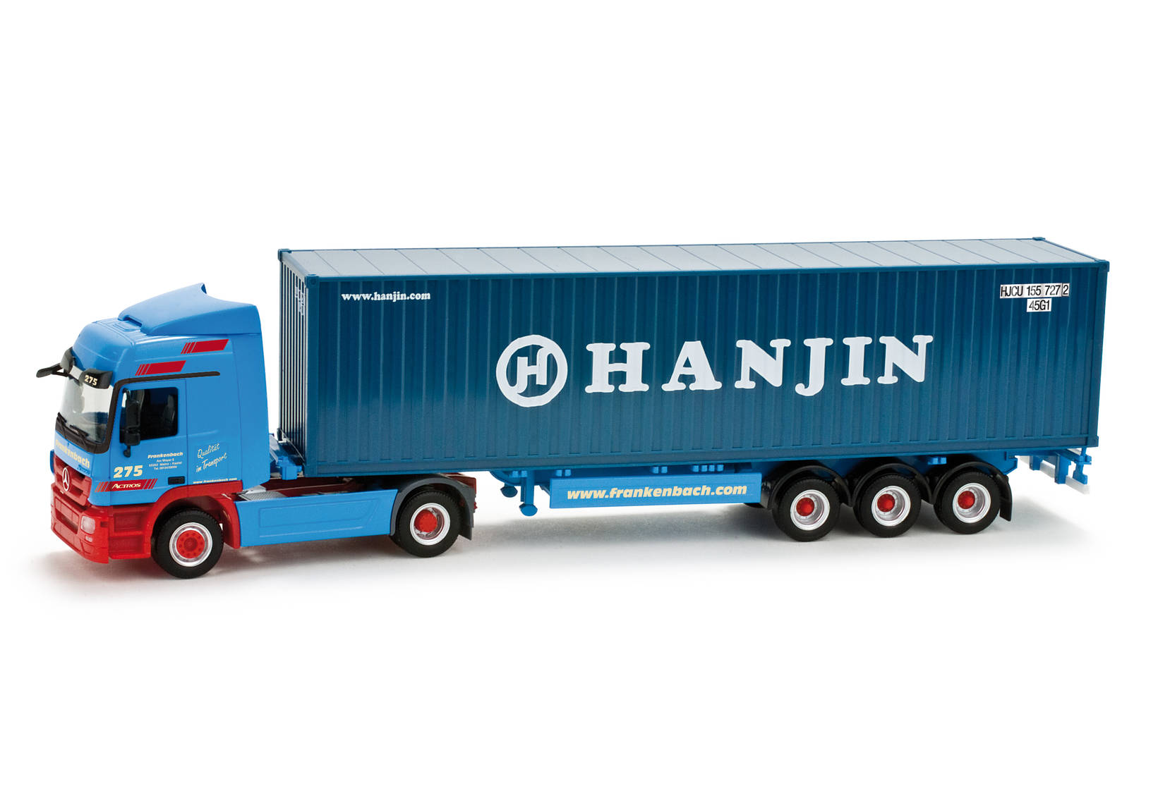 Mercedes-Benz Actros L Container-Sattelzug "Frankenbach / Hanjin"