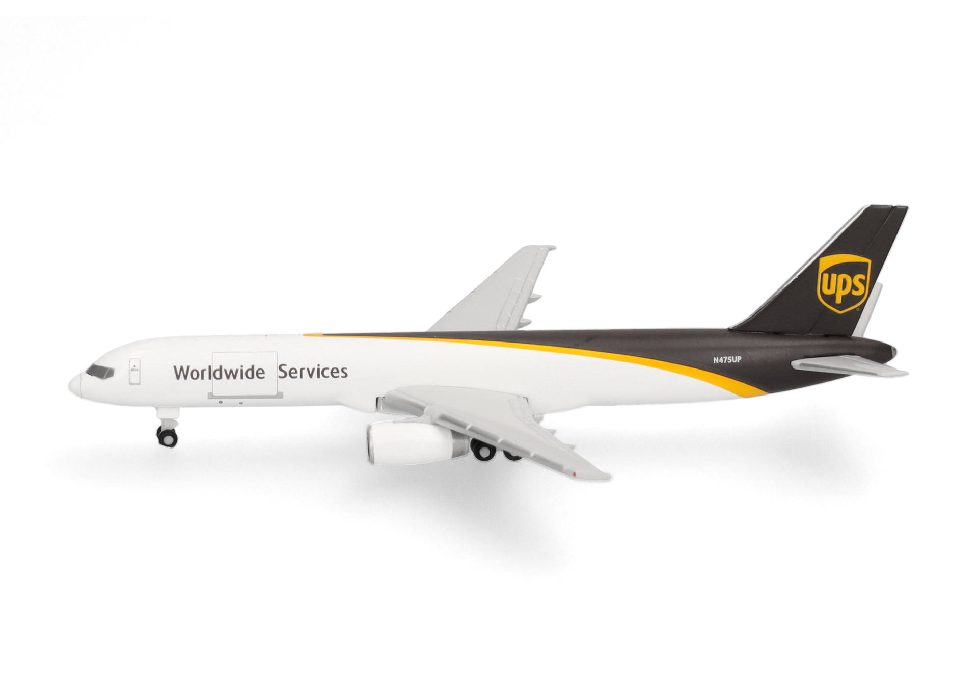 airplane, cargo, white, branding, jet, airplane, cargo plane, jet, model, white with UPS logo
