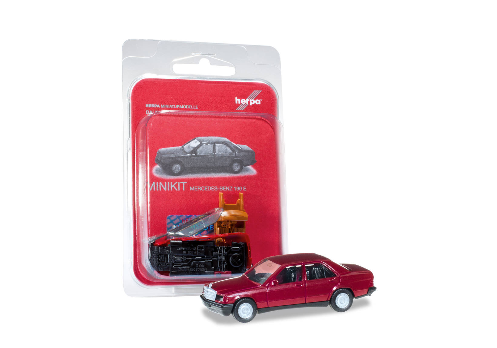 Herpa MiniKit: Mercedes-Benz 190 E, purpur red