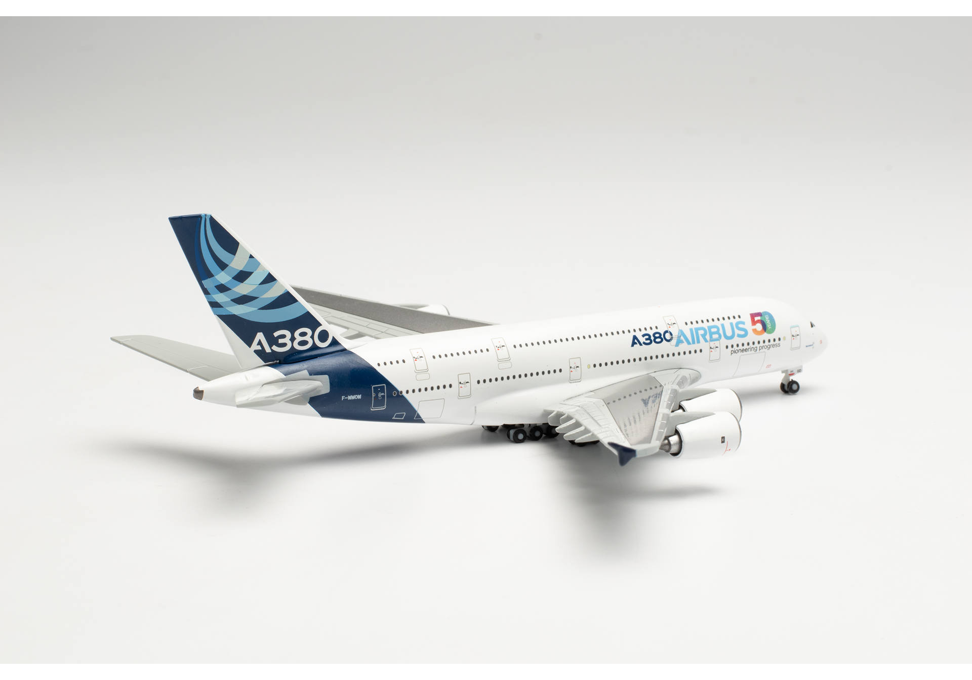 Airbus Industries A380 "pioneering progress"