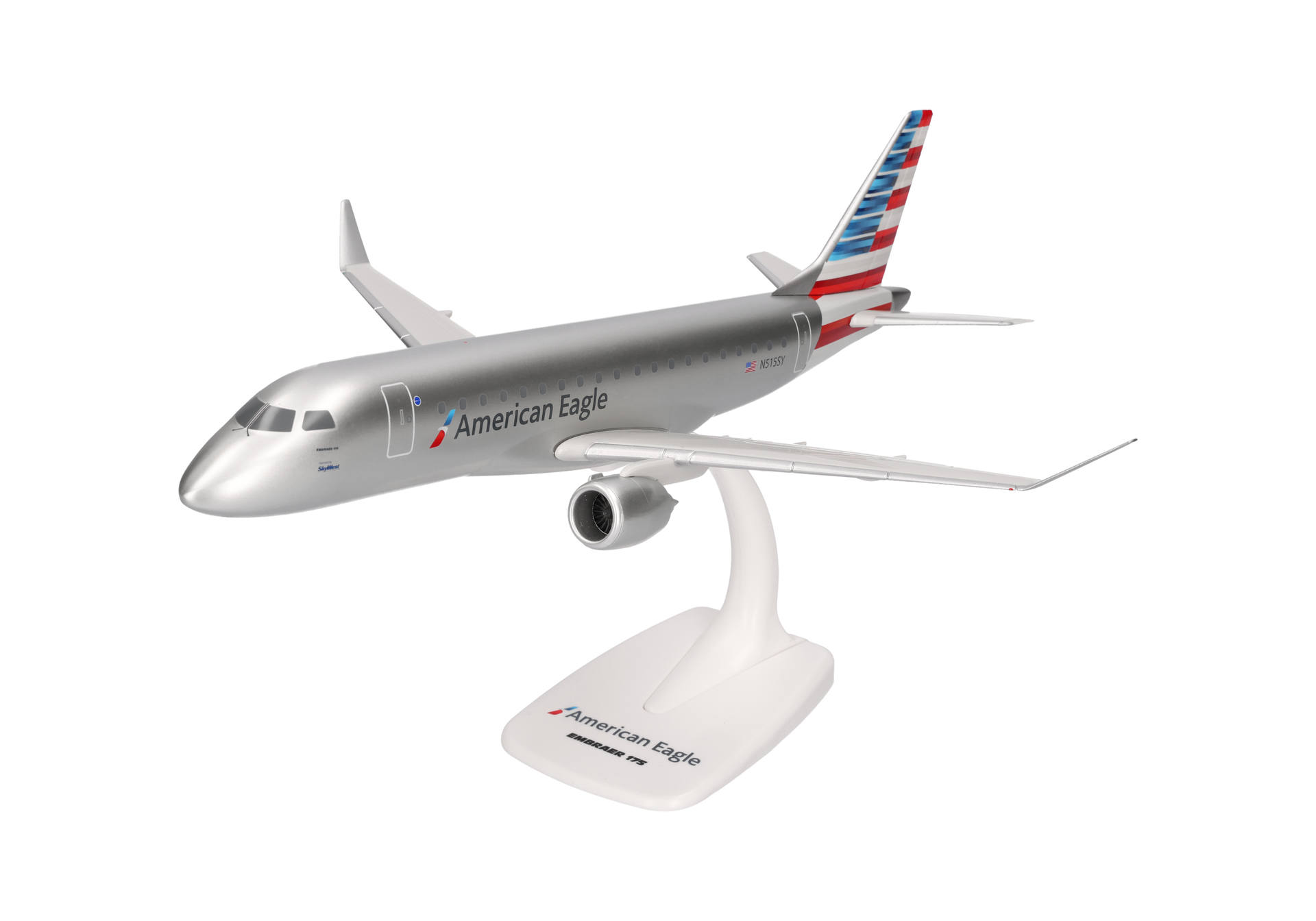 flugzeug, Modell, Zweistrahl, kommerziell, deko-stativ