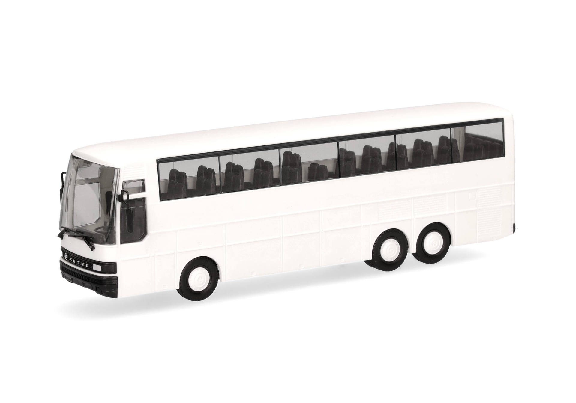 white, bus, coach, model, miniature