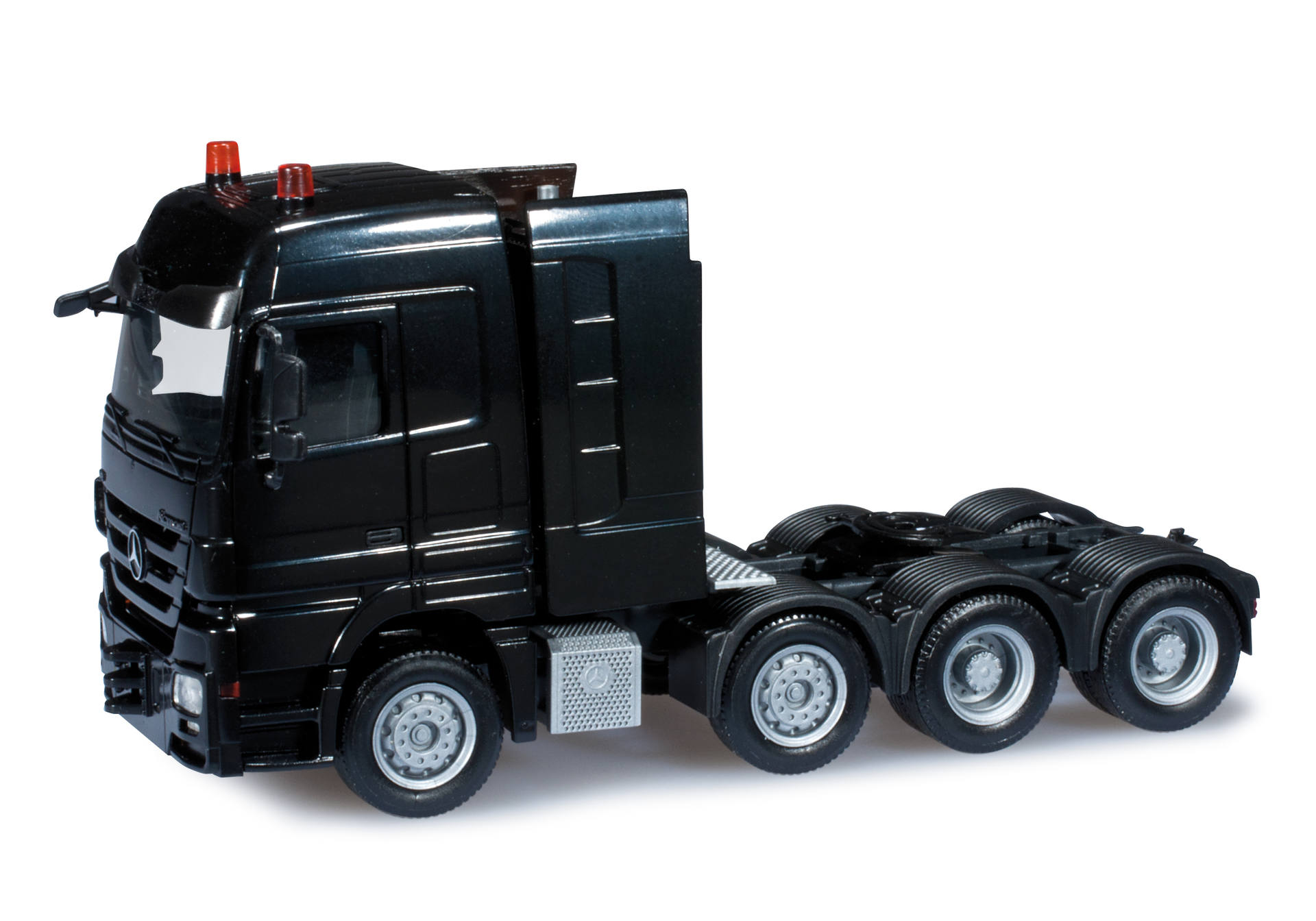 Mercedes-Benz Actros LH heavy-duty tractor, deep black