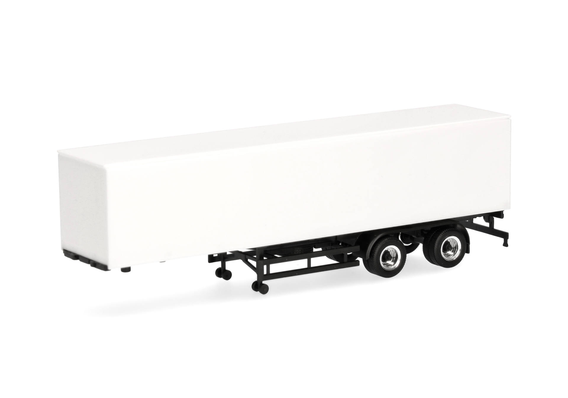 Box trailer 2axles, white