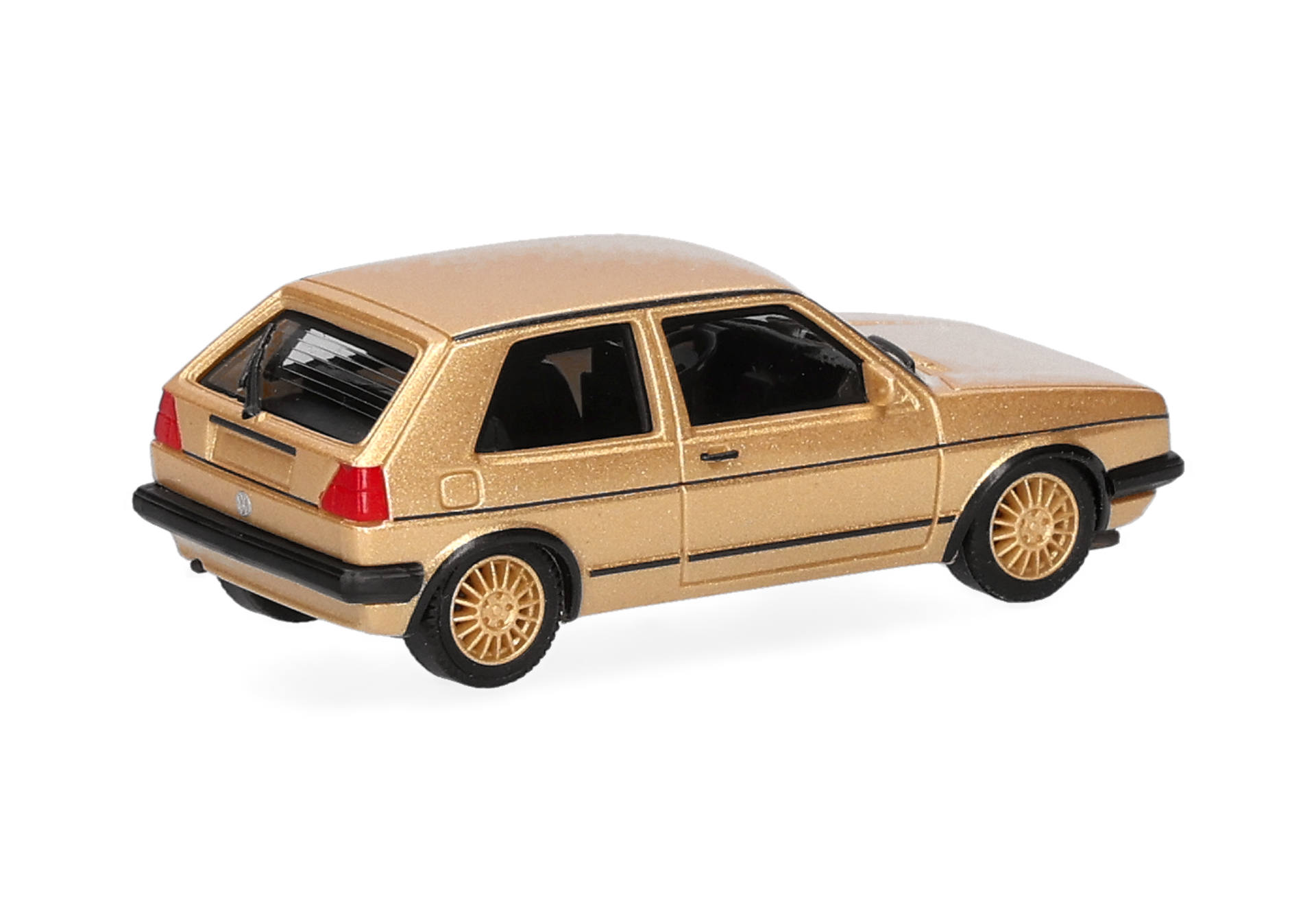 Volkswagen (VW) Golf GTI, gold metallic