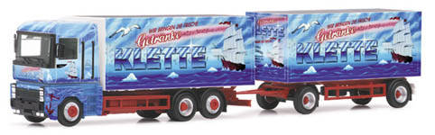 Renault Magnum beverage box trailer "Getraenke Klette"