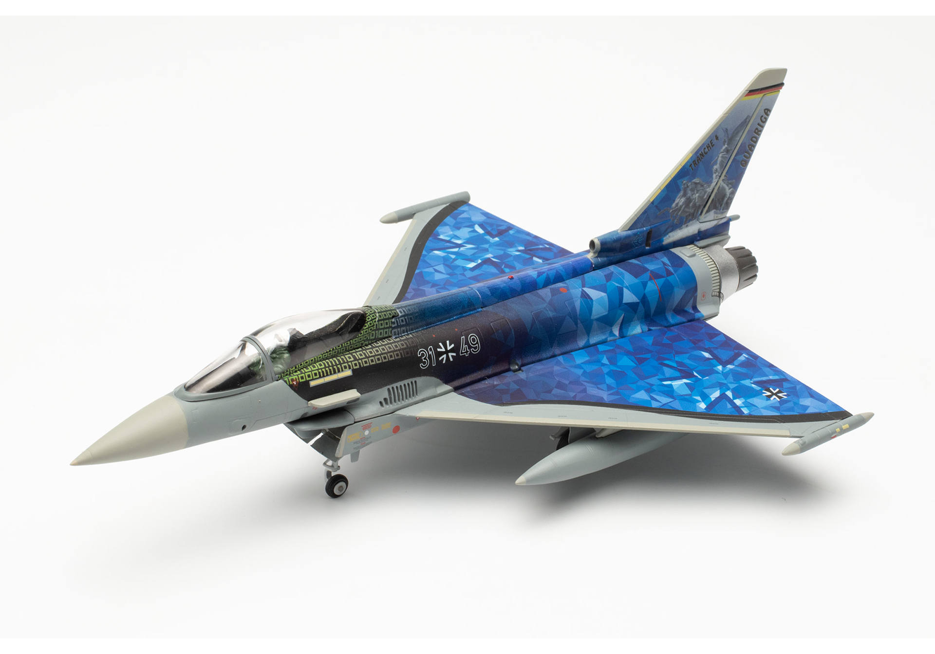 Luftwaffe Eurofighter Typhoon - TaktLwG 31 (Tactical Wing 31) , Nörvenich Air Base “Quadriga” – 31+49