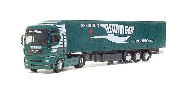 MAN TGA XXL Gardinenplanen-Sattelzug "Spedition Denkinger"