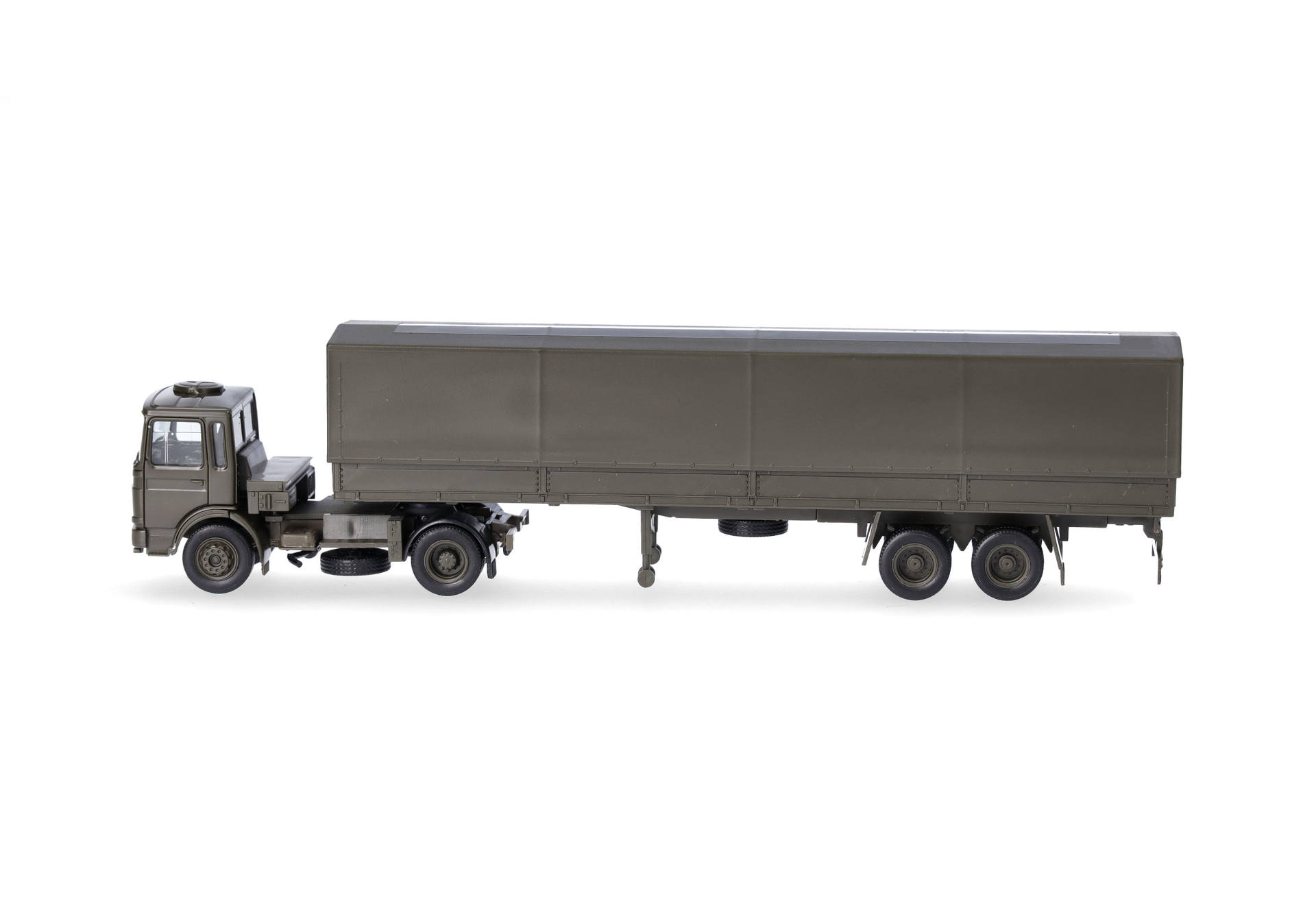 MAN F8 canvas semitrailer truck "Bundeswehr"(German Forces)