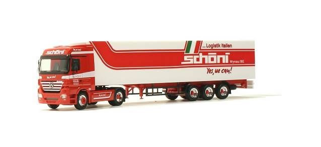 Mercedes-Benz Actros LH 02 refrigerated box semitrailer "Schoeni"
