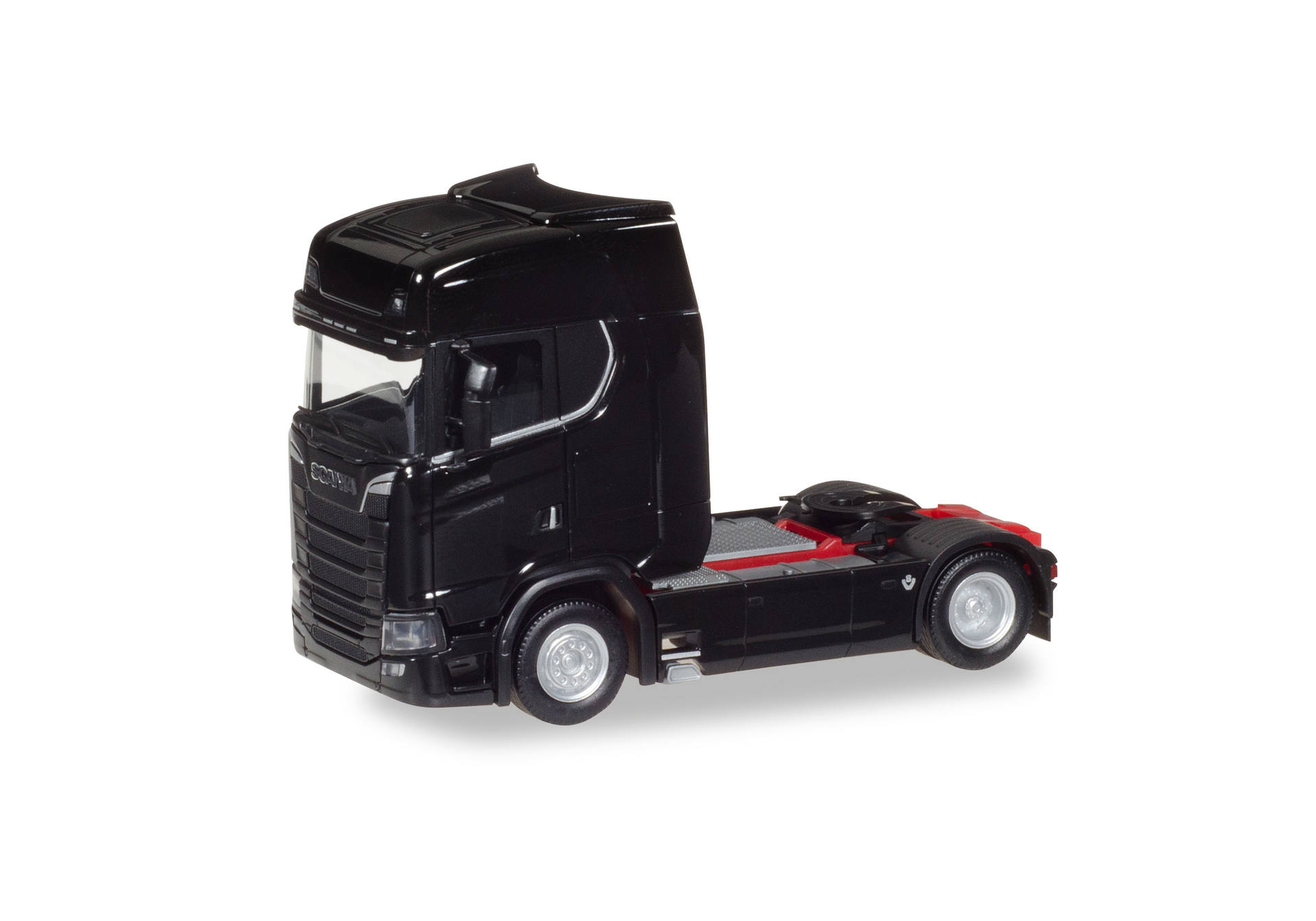 Scania CS 20 HD V8 rigid tractor with sun shield, black