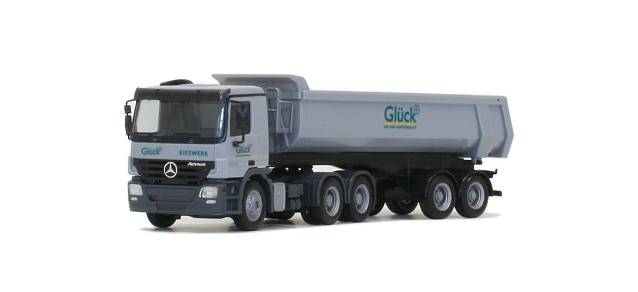 Mercedes-Benz Actros M dump semitrailer "Glueck"